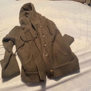 Cozy Abercrombie olive sweater M